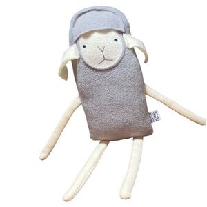 Finkelstein Grey Lamb Handmade Stitched Plush by Michelle Jewell FinkCenter NC